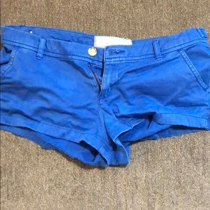 Royal blue shorts